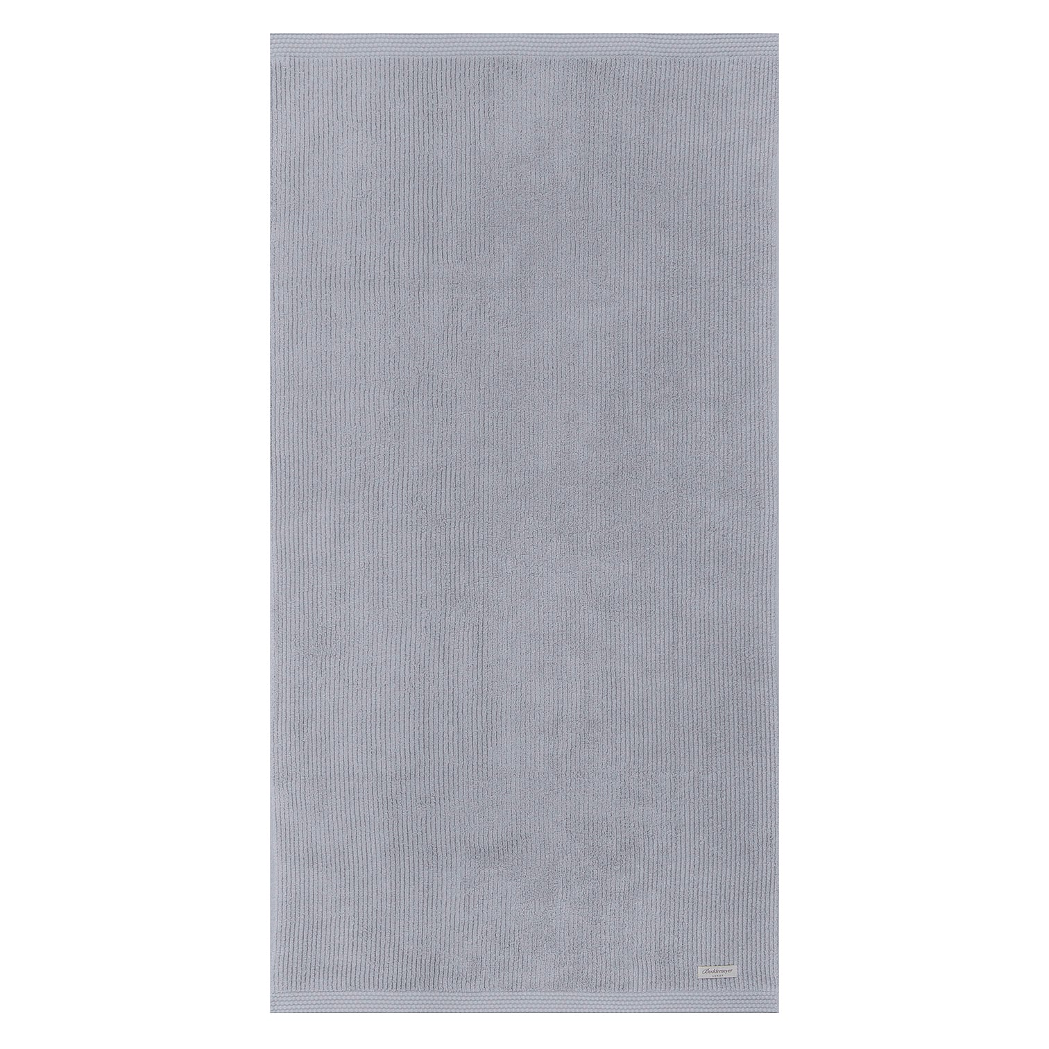 Luxurious, double-sided ribbed hand towel, gray, soft, sustainable, made in Brazil, Veluda.