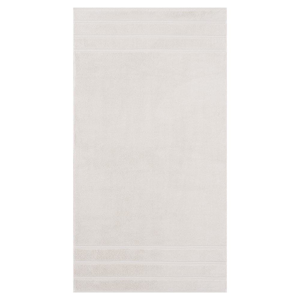 Luxurious, absorbent hand towel, beige, triple border detail, Air Cotton, Brazilian design, Veluda.