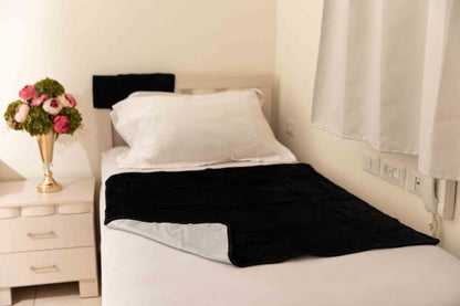 Waterproof Bed Protection Mat Set Soft Coral Fleece, Machine Washable by Veluda