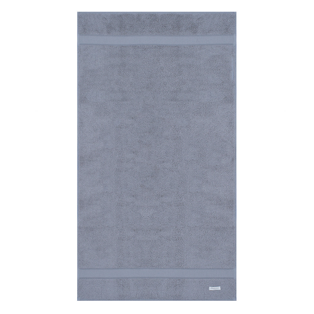 Luxurious Egyptian cotton face towel, gray, soft, absorbent, high-quality, Veluda.