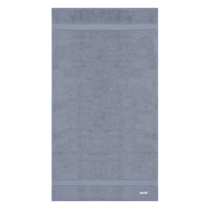 Luxurious Egyptian cotton face towel, gray, soft, absorbent, high-quality, Veluda.