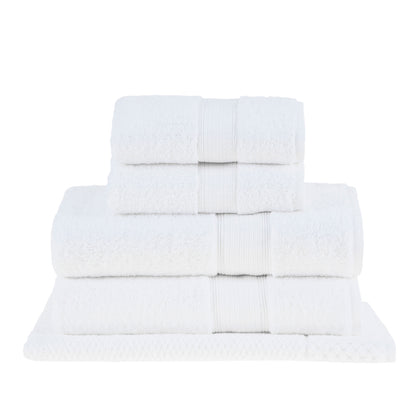 Luxurious Egyptian cotton bath sheet, white, soft, absorbent, high-quality, Veluda.