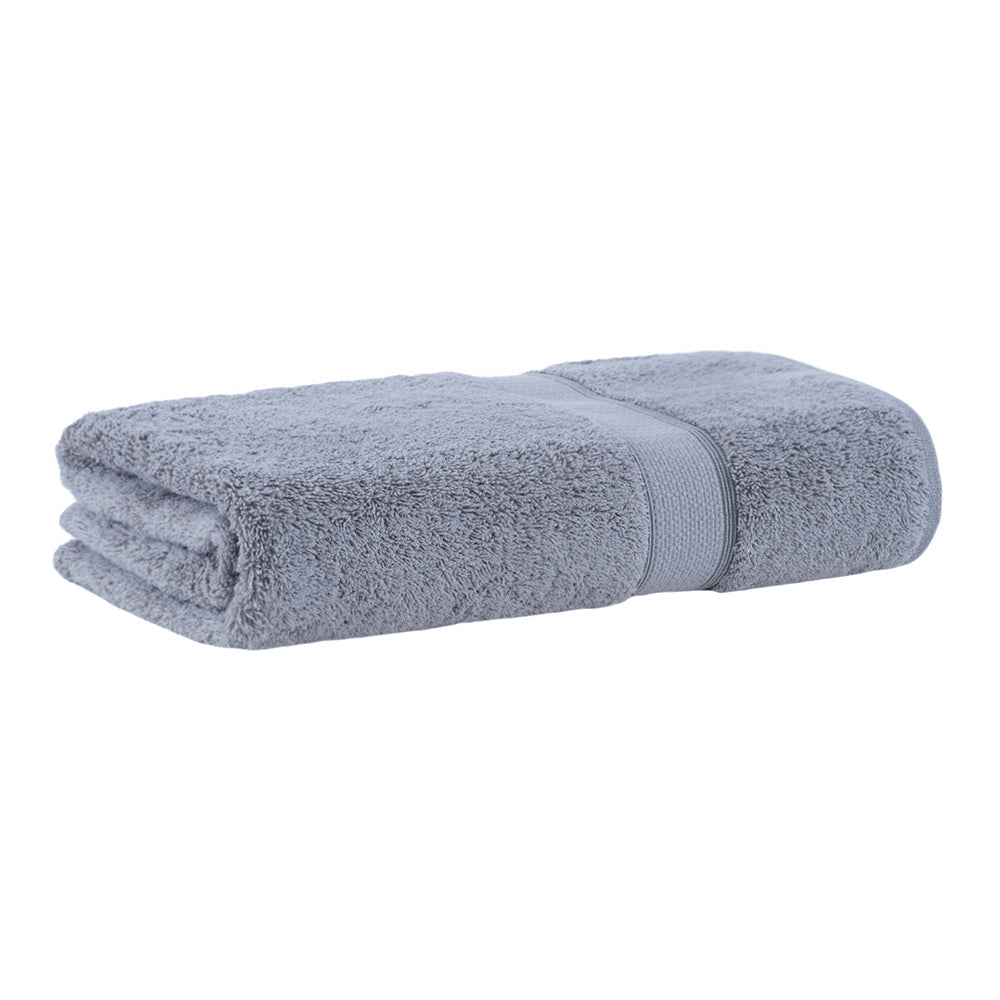 Luxurious Egyptian cotton hand towel, gray, soft, absorbent, high-quality, Veluda.