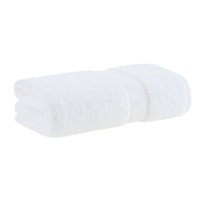 Luxurious Egyptian cotton hand towel, white, soft, absorbent, high-quality, Veluda.