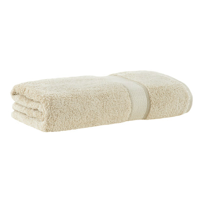 Luxurious Egyptian cotton hand towel, beige, soft, absorbent, high-quality, Veluda.