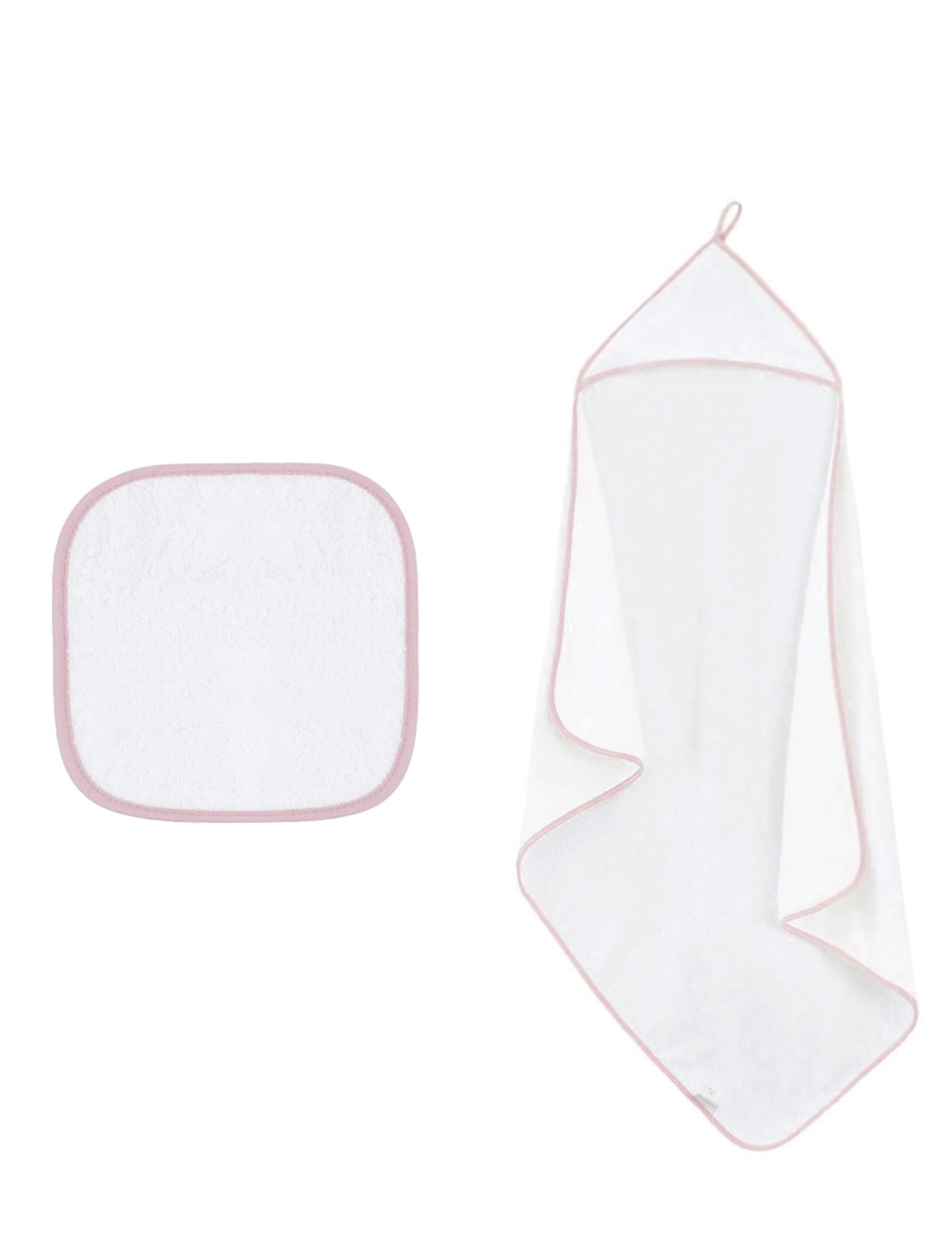 Baby Hooded Towel with Matching Washcloth