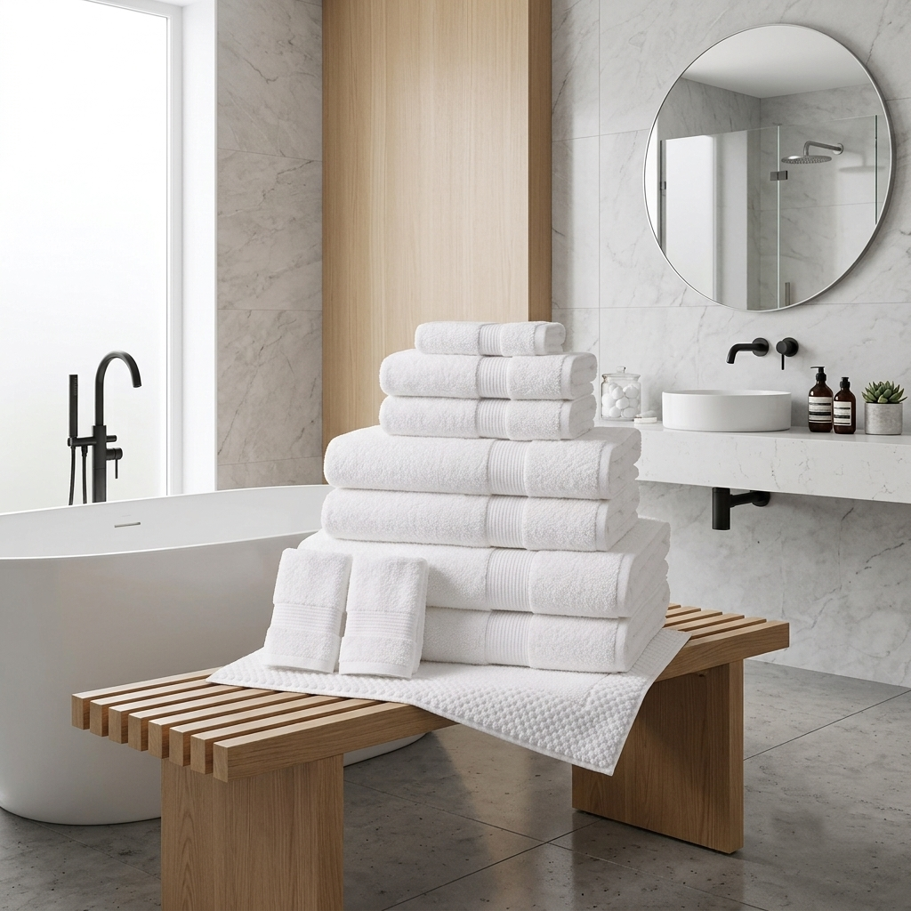 The Complete Egyptian Cotton Bathroom Set