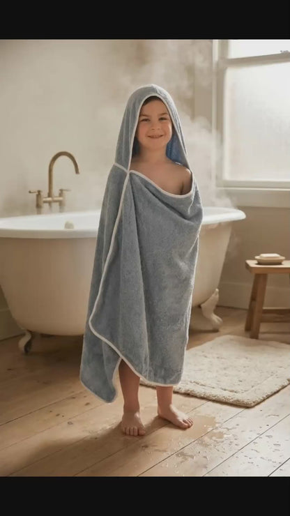 Brazilian Cotton Toddler Hooded Towel – Grows With Baby