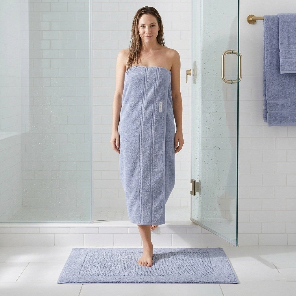 Lightweight Bath Towel – Air Cotton™, Soft & Highly Absorbent Brazilian Cotton by Veluda