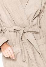 Spa Bathrobe Plush Velour, Pockets & Belt, Brazilian Cotton by Veluda